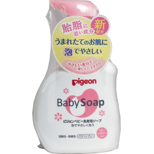 PIGEON Мыло-пенка "Baby foam Soap" с керамидами 0+ 500мл