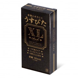 Японские Латексные презервативы Usu-Pita Rich XL , 12 шт. в упаковке