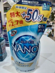 Жидкий гель для стирки Lion Super Nanox / запаска 900 мл